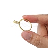 Zinc Alloy Cuff Ring Findings PALLOY-E005-01G-01-3
