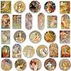 Vintage PVC Self-adhesive Picture Stickers X-STIC-PW0011-26-2