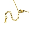 Ion Plating(IP) 304 Stainless Steel Pendant Necklaces NJEW-R265-02G-3