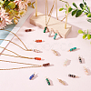 DICOSMETIC 36Pcs 9 Styles Natural & Synthetic Mixed Gemstone Pendants G-DC0001-13-5