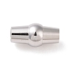 Tarnish Resistant 304 Stainless Steel Magnetic Clasps with Glue-in Ends STAS-K006-09C-4mm-3