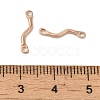 Ion Plating(IP) 304 Stainless Steel Links Connector Charms STAS-Q323-12RG-3