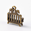Antique Bronze Plated Bench Zinc Alloy Charms Pendants fit Jewelry Necklace Findings DIY X-PALLOY-A15327-AB-NF-2
