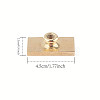 Wax Seal Brass Stamp Head AJEW-WH0215-004-2