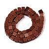 Synthetic Goldstone Beads Strands G-T139-6x6-18A-2