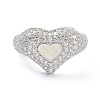Heart Bling Jewelry for Teen Girl Women Gift ZIRC-C025-02P-2