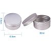 80ml Round Aluminium Tin Cans CON-PH0001-06A-2
