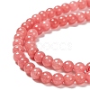 Natural Malaysia Jade Bead Strands G-M101-4mm-04-3