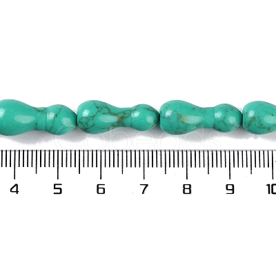 Synthetic Turquoise Beads Strands G-K362-G02-01-1