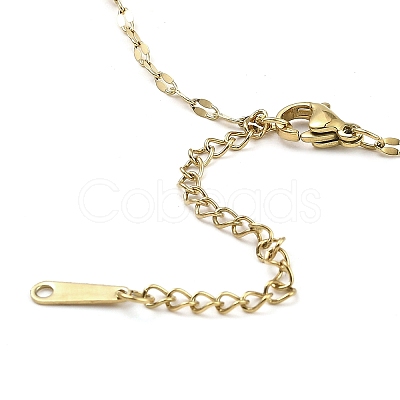 Heart Light Gold Brass Micro Pave Cubic Zirconia Pendant Necklaces NJEW-E105-09KCG-02-1