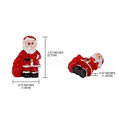 Christmas Theme Plastic Home Display Decorations AJEW-SZ0001-14-1