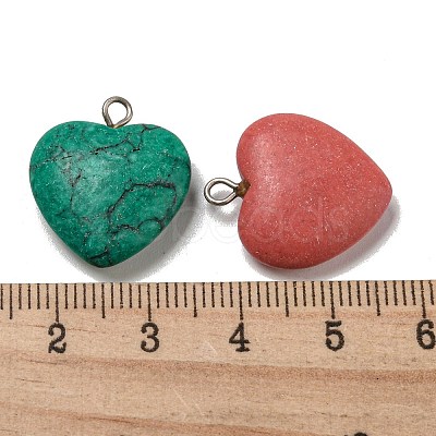 Synthetic Turquoise Pendants G-G075-02-1