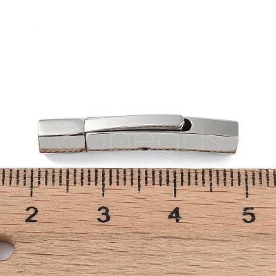 Non-Tarnish 316 Stainless Steel Bayonet Clasps STAS-K282-07D-P-1