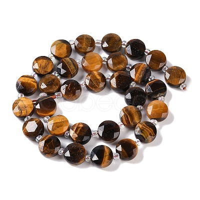 Natural Tiger Eye Beads Strands G-N342-09-1