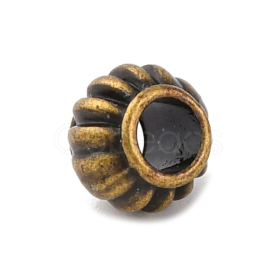 Tibetan Style Alloy European Beads TIBE-M004-01AB-1