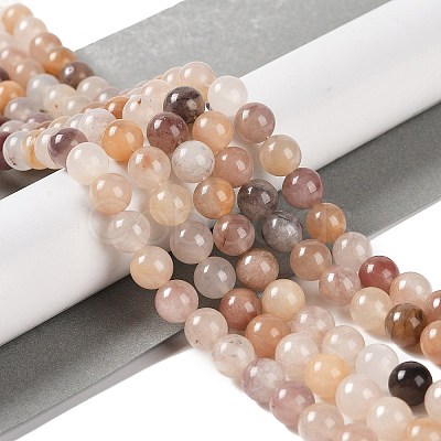 Natural Quartz Beads Strands X-G-P530-B02-03-1