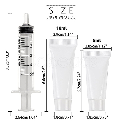 10ML Soft Polyethylene(PE) Travel Tubes MRMJ-BC0002-22-1