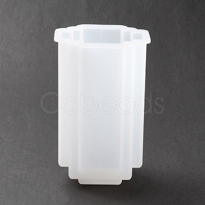 Cuboid Scented Candle Silicone Molds DIY-K047-08-1