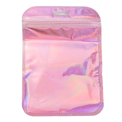 Plastic Glitter Holographic Packaging Yinyang Zip Lock Bags OPP-D003-04F-1