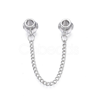 Rack Plating Alloy European Dangle Charms MPDL-N039-228P-1