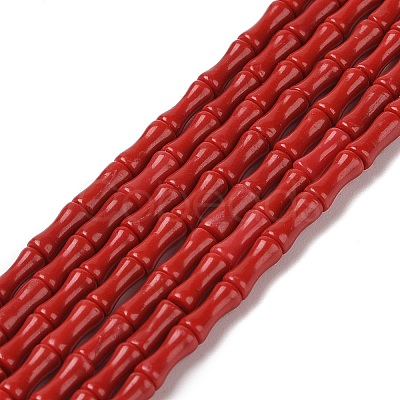 Dyed Synthetic Coral Beads Strands CORA-P010-03-1