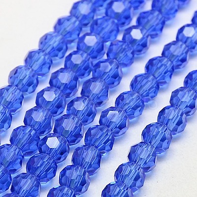 Glass Beads Strands EGLA-J042-6mm-02-1