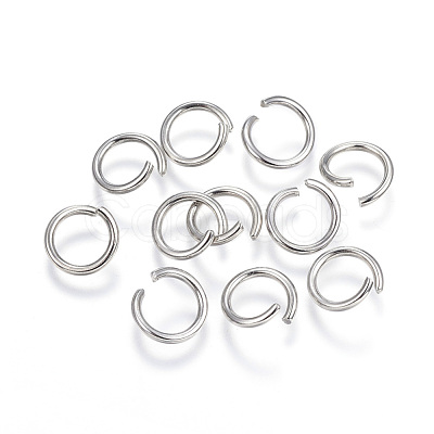 Tarnish Resistant 304 Stainless Steel Jump Rings STAS-F110-01P-1