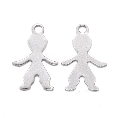 Non-Tarnish 201 Stainless Steel Pendants STAS-F255-004P-1