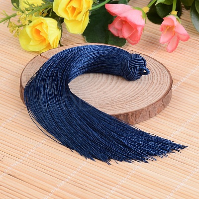 Beautiful Design Nylon Tassel Pendant Decorations X-NWIR-I007-36-1