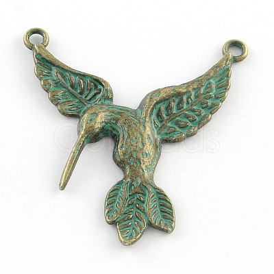 Eagle/Hawk Charm Zinc Alloy Pendants PALLOY-R065-115-FF-1