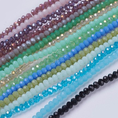 Glass Beads Strands GLAA-F076-1