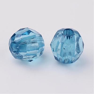 Transparent Acrylic Beads DB8mmC-43-1