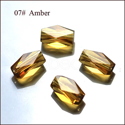 Imitation Austrian Crystal Beads SWAR-F055-8x4mm-07-1