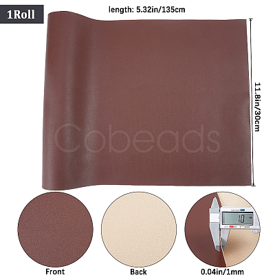 Rectangle PU Leather Fabric AJEW-WH0089-52C-02-1