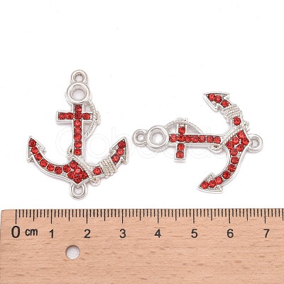 Alloy Rhinestone Links connectors RB-B061-A20S-1