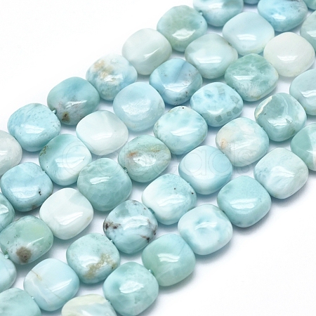 Natural Larimar Beads Strands G-F675-10-1