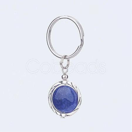 Imitation Lapis Lazuli Keychain KEYC-JKC00116-01-1