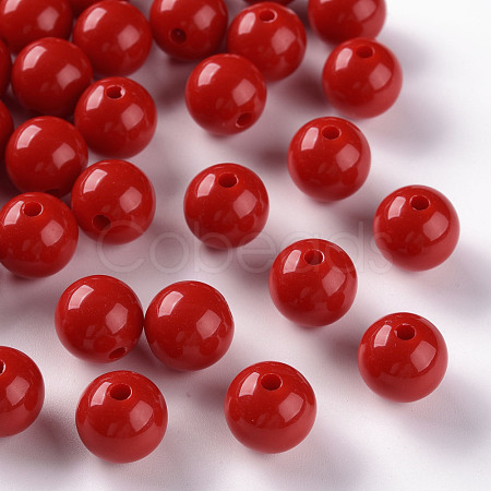 Opaque Acrylic Beads MACR-S370-C12mm-A14-1