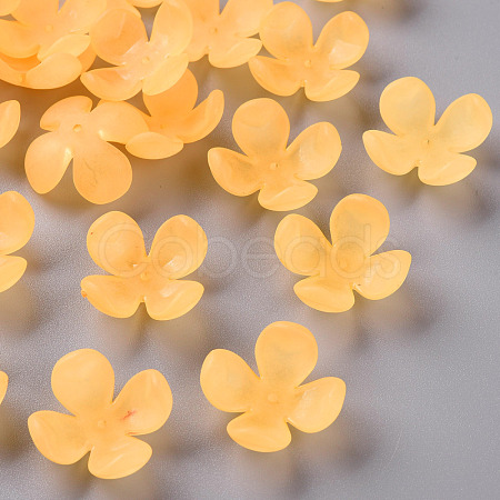 Frosted Acrylic Bead Caps MACR-S371-06A-719-1