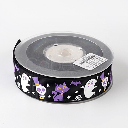 Grosgrain Ribbon For Halloween SRIB-D057-04-1