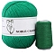 Knitting Yarn, Cashmere Yarn, for Blanket Pillows Craft Crochet Yarns, Medium Sea Green, 2mm, about 50g/skein