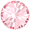 Preciosa&reg MAXIMA Crystal Round Stones, Czech Crystal, Dura Foiling, Round(431 11 615 Chaton), 70020 Light Rose, SS29(6.15~6.35mm)