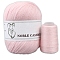 Knitting Yarn, Cashmere Yarn, for Blanket Pillows Craft Crochet Yarns, Misty Rose, 2mm, about 50g/skein