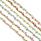 PandaHall Elite 6 Yards 6 Colors Polyester Lace Trim, Flower Pattern, Mixed Color, 3/4 inch(20mm), about 1.00 Yard(0.91m)/color