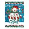 Christmas DIY Diamond Painting Kits, with Resin Rhinestones, Diamond Sticky Pen, Tray Plate and Glue Clay, Snowman, 400x300mm