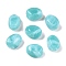 Opaque Acrylic Beads, Two Tone Color, Nuggets, Medium Turquoise, 23x19x16mm, Hole: 2.2mm, about 134pcs/500g