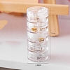 5 Compartments Plastic Screw Together Stacking Jars PW-WG16528-01-1