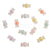 60Pcs 6 Colors Transparent Clear Acrylic Beads FACR-CJ0001-09-1