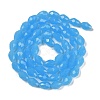 Electroplate Imitation Jade Glass Beads Strands EGLA-N013-J4mm-D05-2