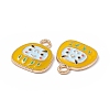 Alloy Enamel Pendants ENAM-H039-04G-A-2